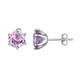 Amethyst-Silberohrringe