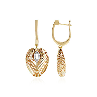 I1 (I) Diamant-Goldohrringe (Ornaments by de Melo)