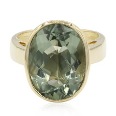 Esperanza-Grüner Amethyst-Silberring