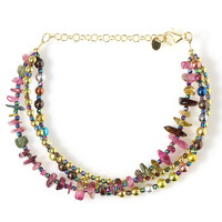 Edelstein-Silberarmband (Riya)