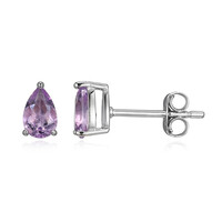 Amethyst-Silberohrringe