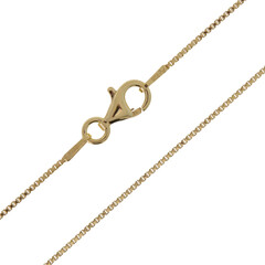 Silber-Veneziakette - 90 cm - 3,73 g - vergoldet