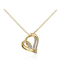 SI2 (H) Brillant-Goldhalskette (Smithsonian)