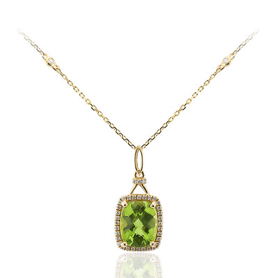 Dashihe-Peridot-Goldhalskette (CIRARI)