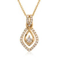 Lupenreiner (F) Brillant-Goldhalskette (LUCENT DIAMONDS)