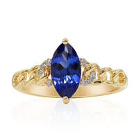 AAA-Tansanit-Goldring (CIRARI)