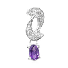Uruguay-Amethyst-Silberanhänger