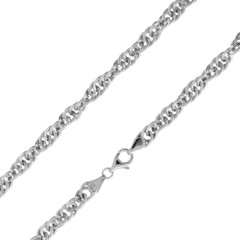 Silber-Singapurkette - 15,16 g - 45 cm