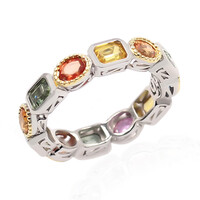 Saphir-Silberring (Dallas Prince Designs)