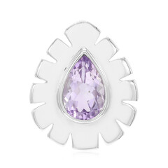 Lavendel-Amethyst-Silberanhänger
