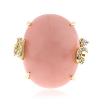 Pinkfarbener Opal-Goldring (CIRARI)