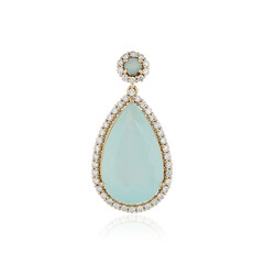 Paraiba-Opal-Goldanhänger (AMAYANI)