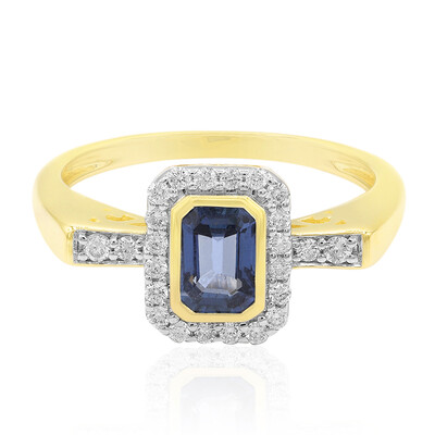 Ceylon-Saphir-Goldring (Annette)