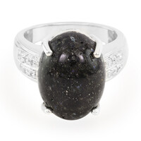 Leoparden-Opal-Silberring