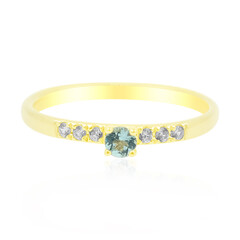 Nigerianischer Paraiba-Turmalin-Goldring