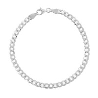 Silber-Panzerarmband - 3,21g - 17,5cm