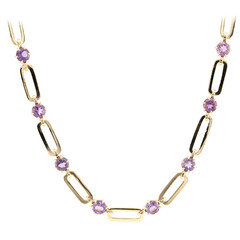 Amethyst-Silbercollier