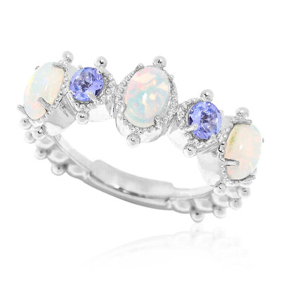 Edelstein-Silberring (Dallas Prince Designs)