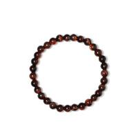 Rotes Tigerauge-Armband