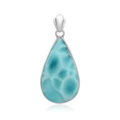 Larimar-Silberanhänger