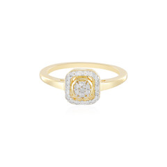 I2 (I) Diamant-Silberring