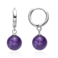 Amethyst-Silberohrringe