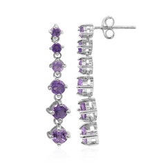 Amethyst-Silberohrringe