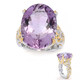 Lavendel-Amethyst-Silberring (Gems en Vogue)