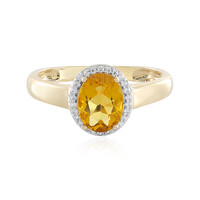 Gelber Beryll-Goldring