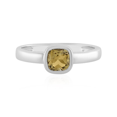 Citrin-Silberring (MONOSONO COLLECTION)