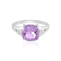 Lavendel-Amethyst-Silberring