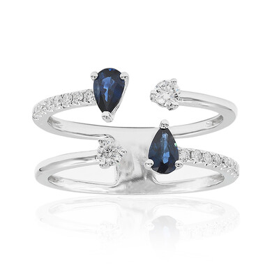 Ceylon-Saphir-Goldring