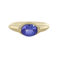 AAA-Tansanit-Goldring (de Melo)