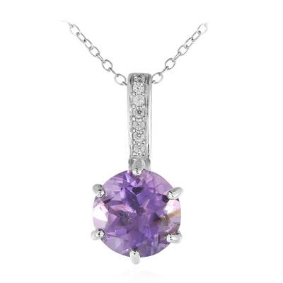 Amethyst-Silberhalskette