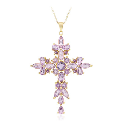 Amethyst-Silberhalskette