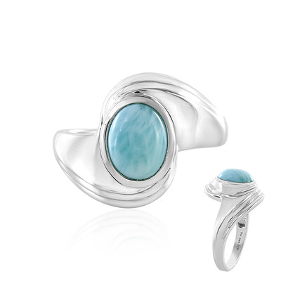 Larimar-Silberring