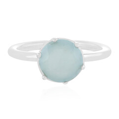 Aquamarin-Silberring