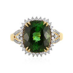 Neon-Turmalin-Goldring (D'vyere)