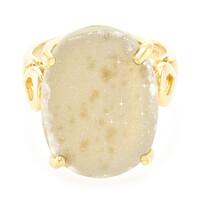 Glitzer-Achat-Silberring