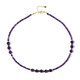 Sambia-Amethyst-Silberhalskette (Riya)