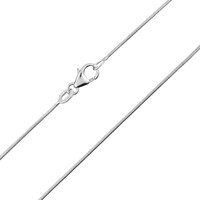 375er Weißgold-Schlangenkette - 3,2 g - 45 cm