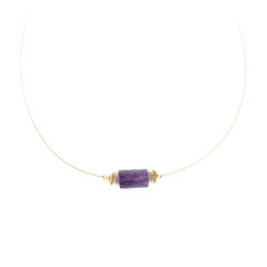Sambia-Amethyst-Halskette