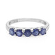 Blauer Burmesischer Saphir-Silberring