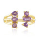 Lavendel-Amethyst-Silberring