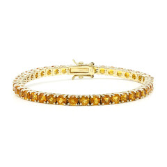 Madeira-Citrin-Silberarmband