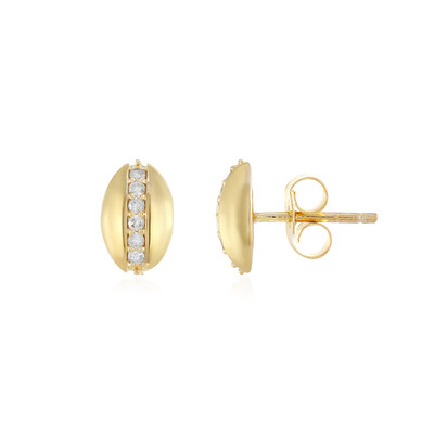 I4 (J) Diamant-Silberohrringe