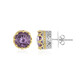 Lavendel-Amethyst-Silberohrringe (Dallas Prince Designs)