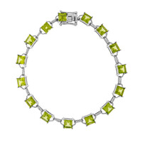 Arizona-Peridot-Silberarmband