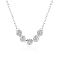 I2 (I) Diamant-Silbercollier