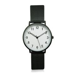 Schwarzer Diamant-Uhr